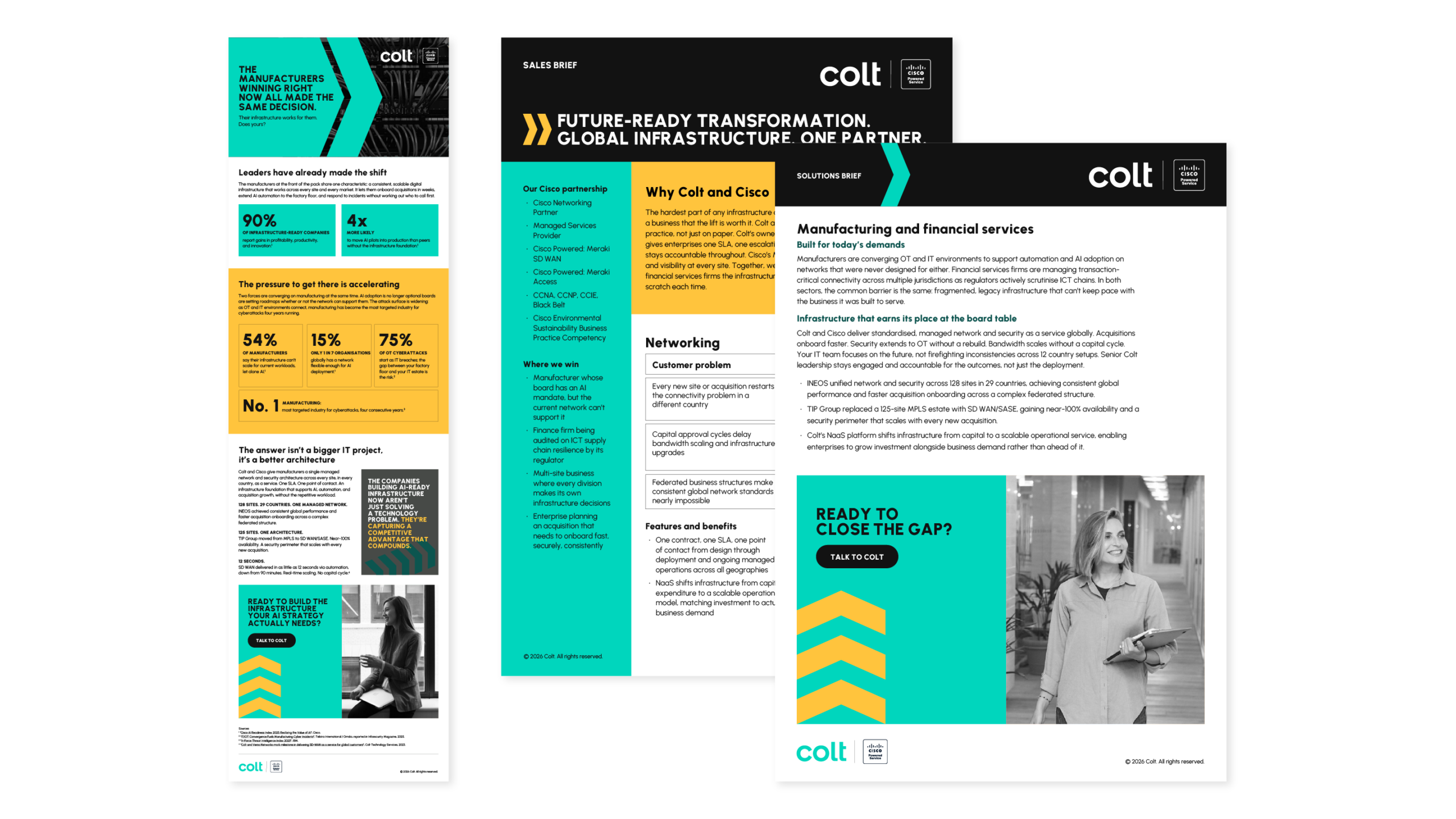 Infographic, Sales & Solutions briefs, Colt