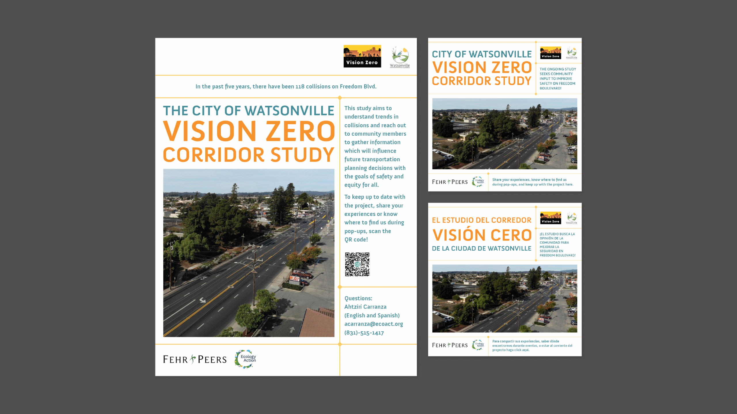 Vision Zero flyer and social posts