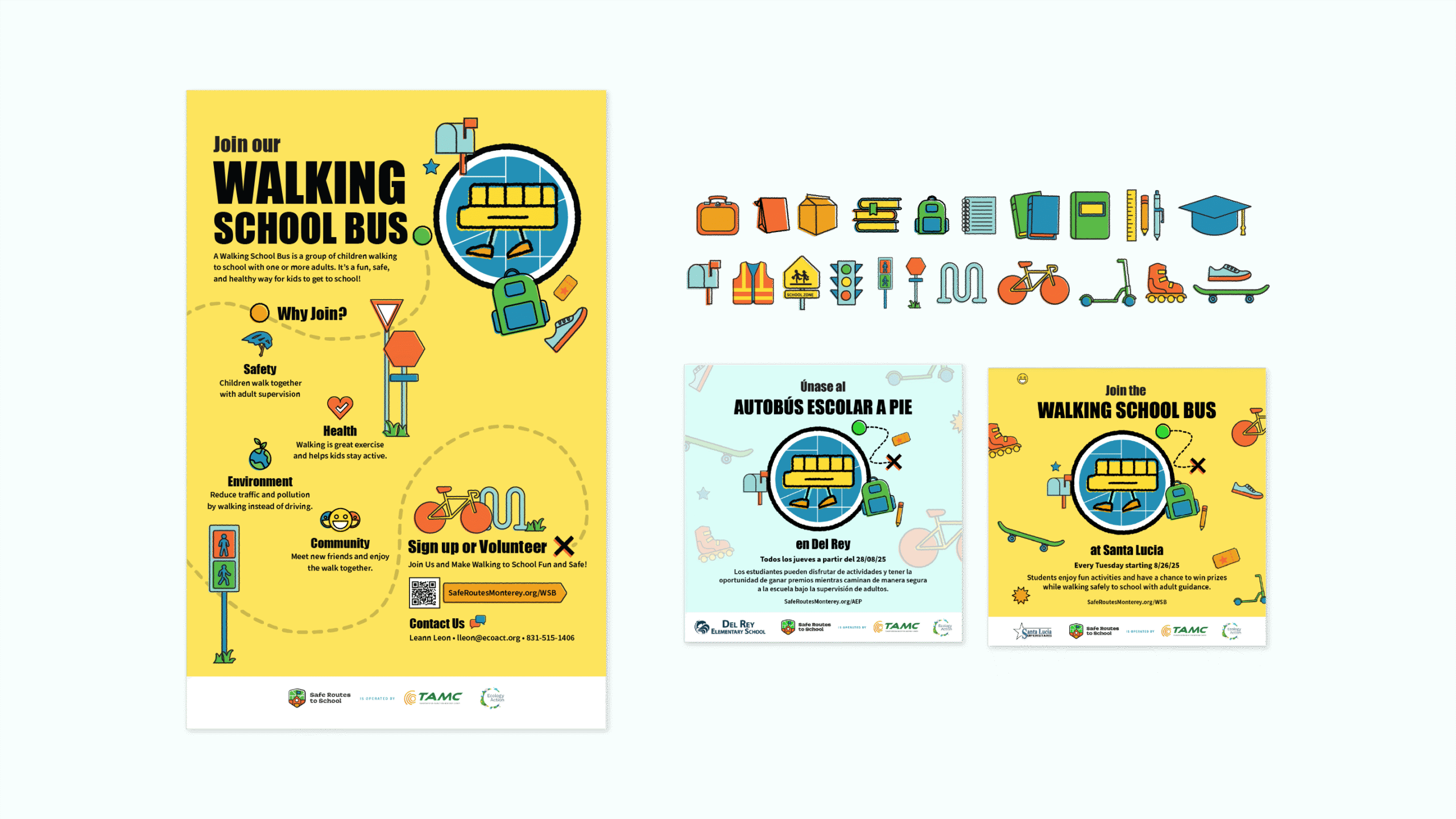 Walking School Bus designs