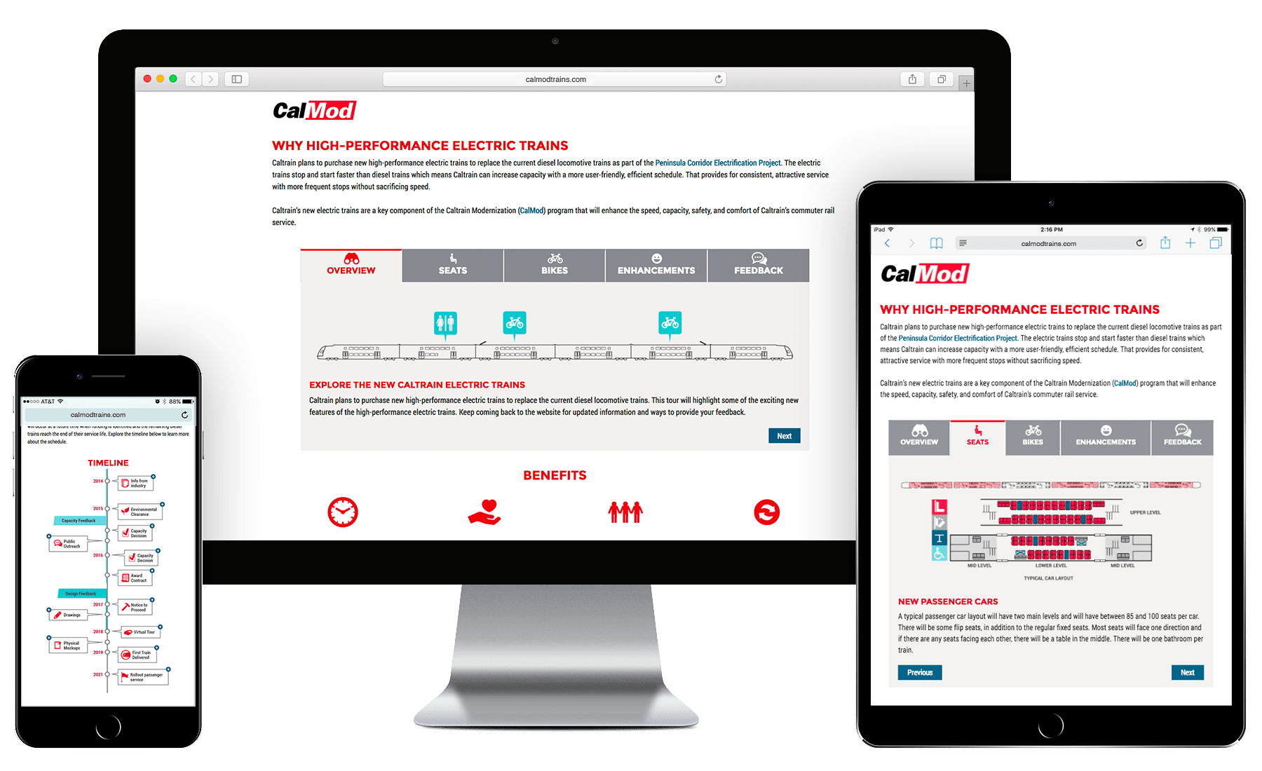 Web design & development, phase 1