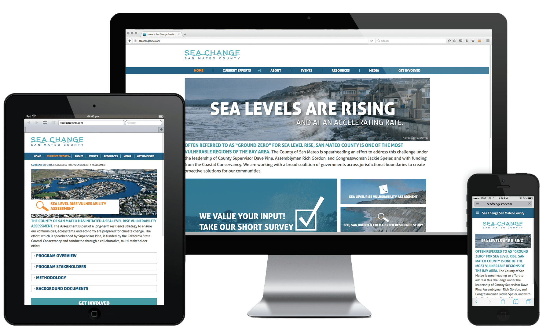 Sea Change web design & development