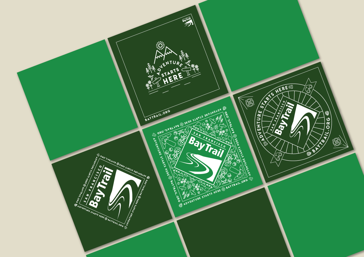bandana designs for Bay Trail