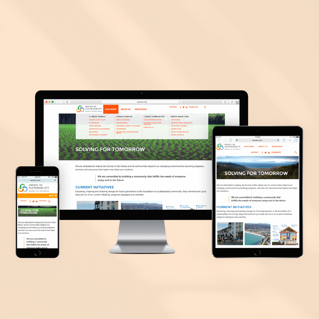 Office of Sustainability webdesign